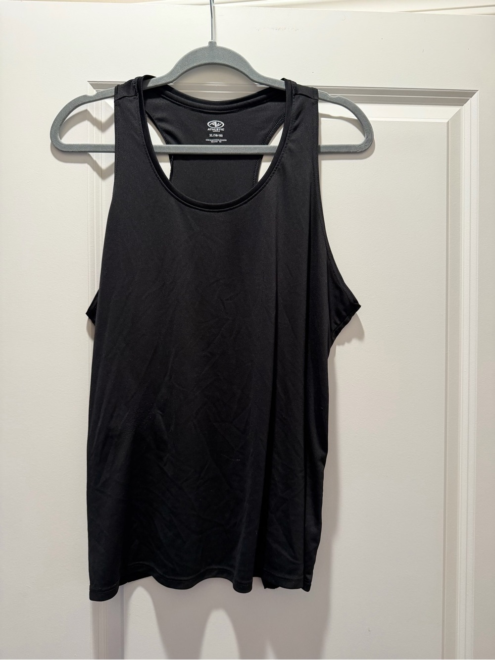 Athletic Works Black Racerback Tank Top
